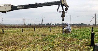 Установка винтовых свай Феодосия цена от 3092 руб.